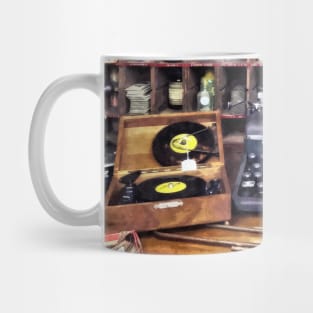 Vintage Typewriter and Vinyls Mug